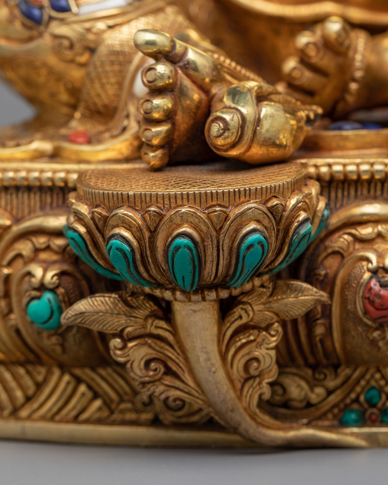 Dzambhala Empowerment Statue | Buddhist Deity of Wealth and Prosperity