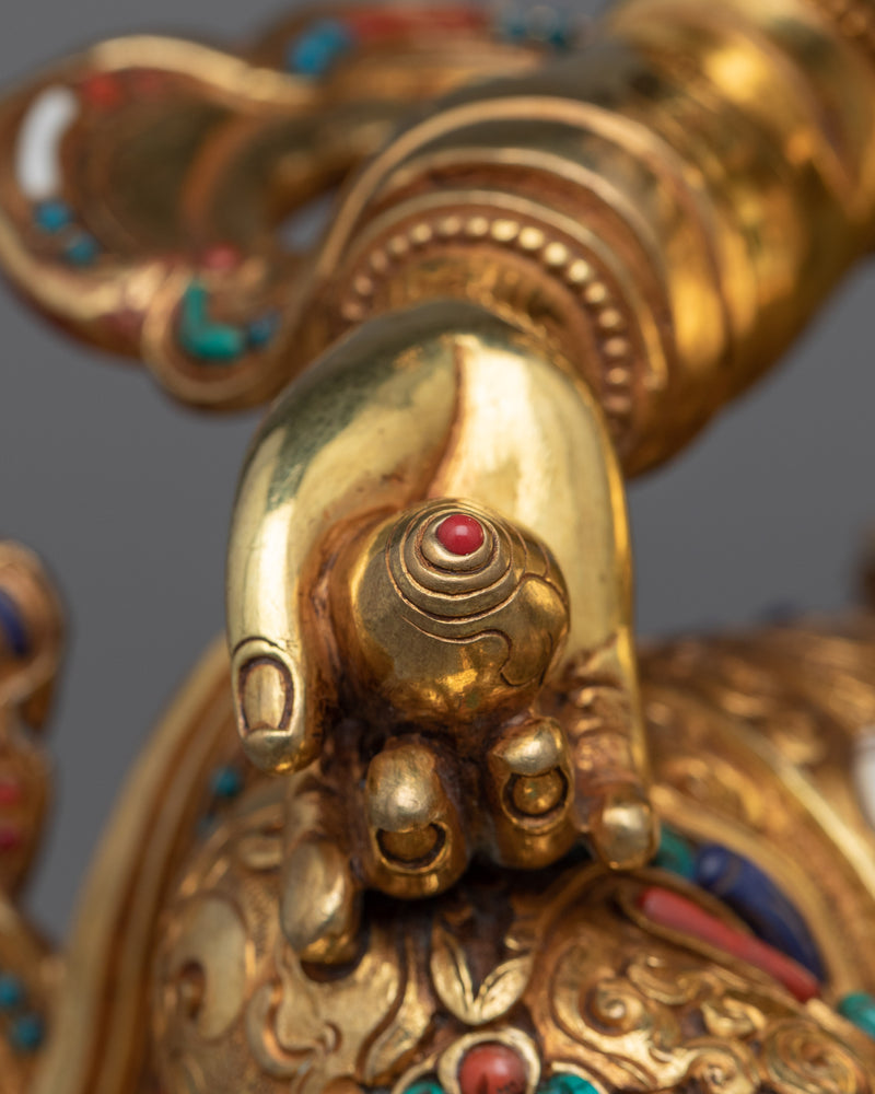Dzambhala Empowerment Statue | Buddhist Deity of Wealth and Prosperity