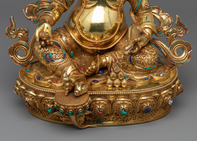 Dzambhala Empowerment Statue | Buddhist Deity of Wealth and Prosperity