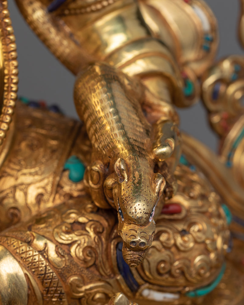 Dzambhala Empowerment Statue | Buddhist Deity of Wealth and Prosperity