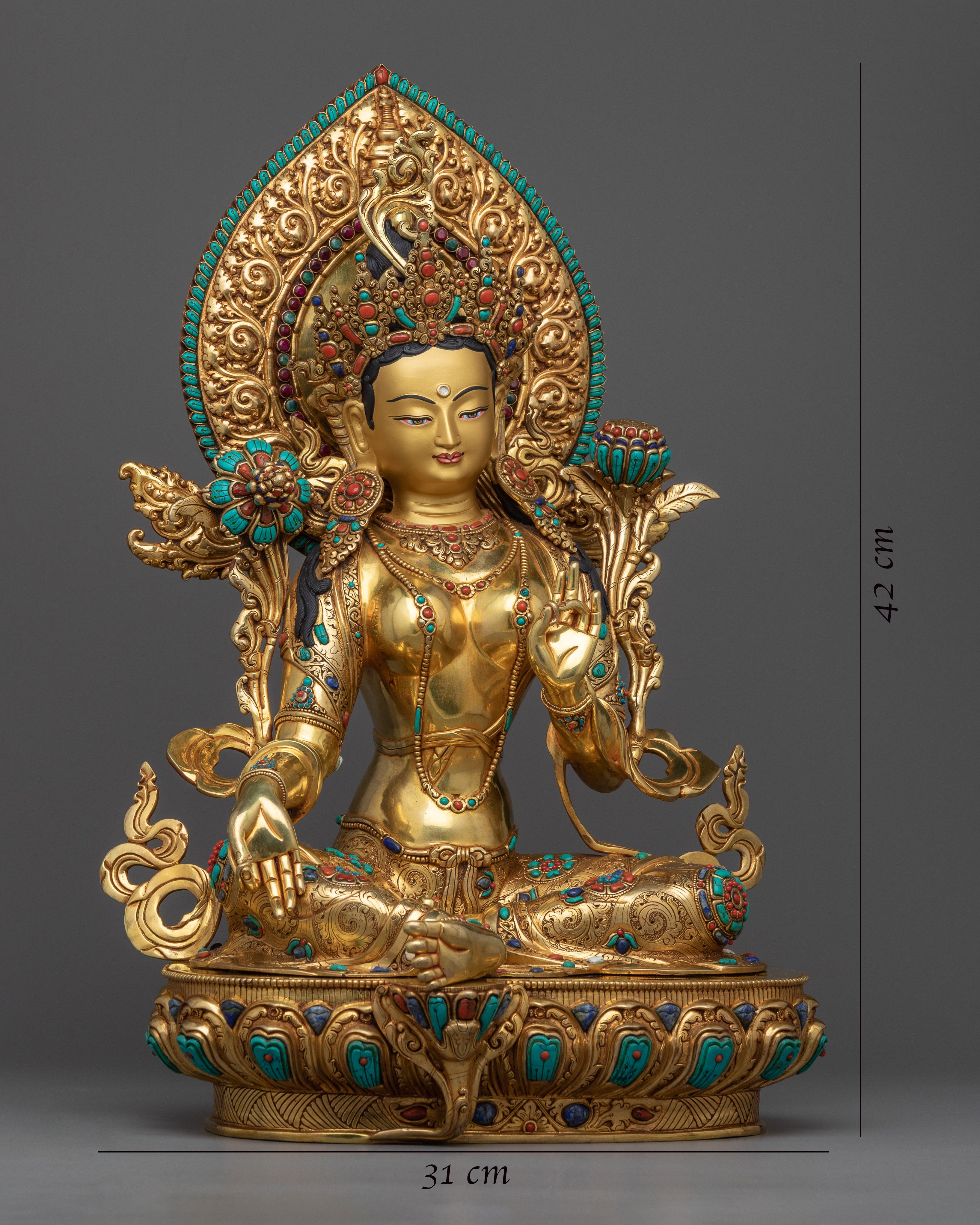 Green Tara Bodhisattva Statue | Mother of Liberation, Green Tara Statue