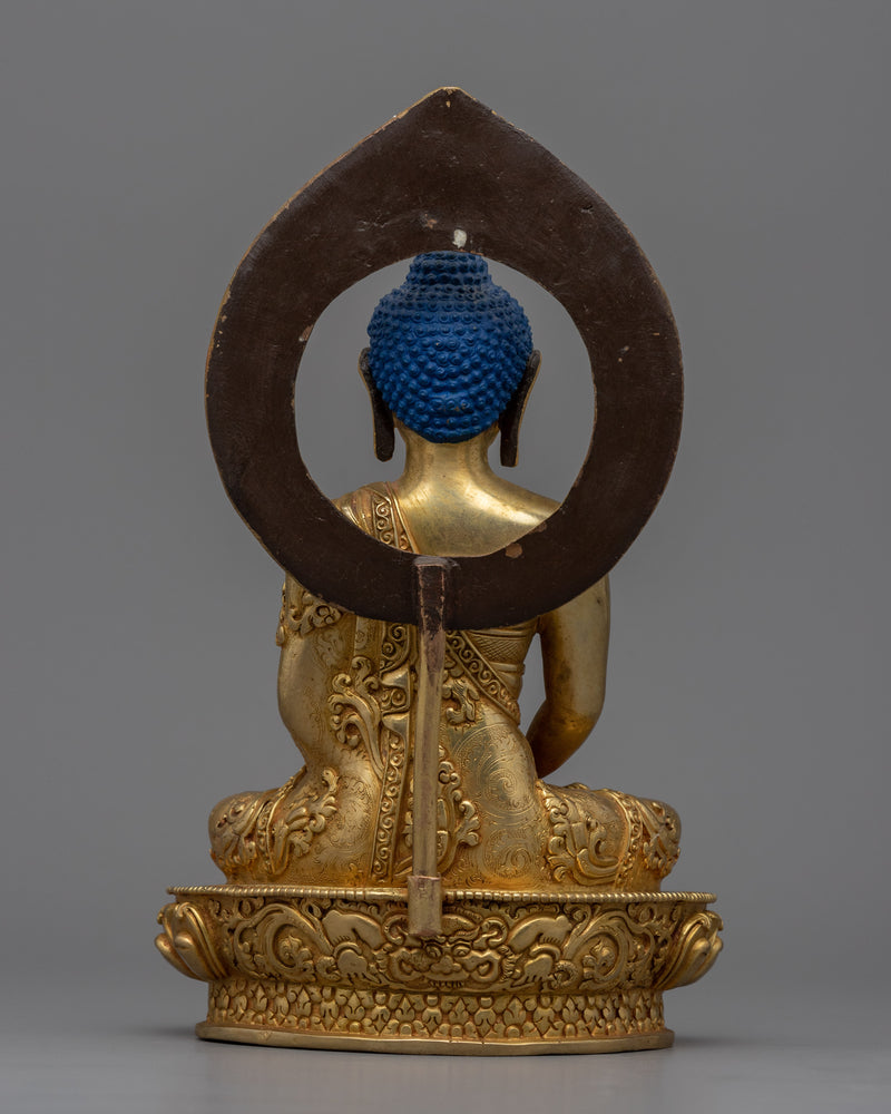 Amitabha Buddha Mudra Sculpture | Handmade in Nepal, Himalayan Buddhist Art