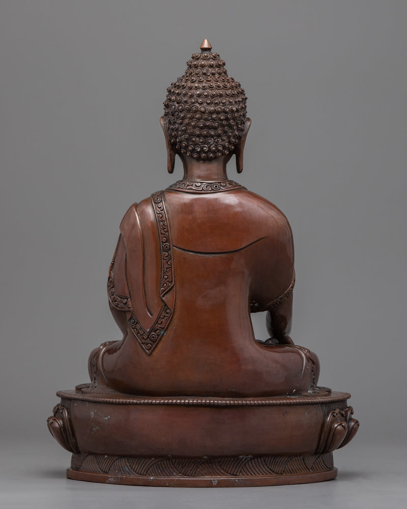 Tibetan Shakyamuni Buddha Sculpture | Traditional Buddhist Art Made in Nepal