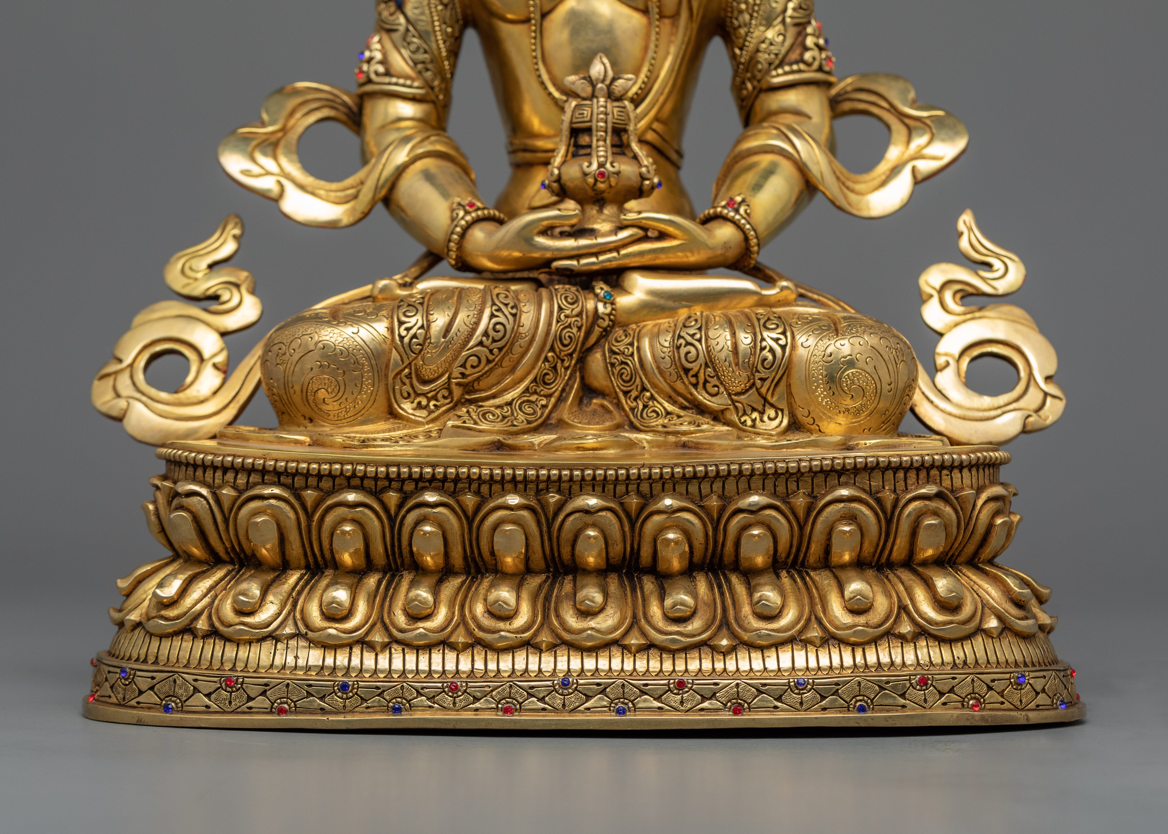 Amitayus Buddha Statue for Meditation and Ritual | Buddhist Artwork Made in Nepal