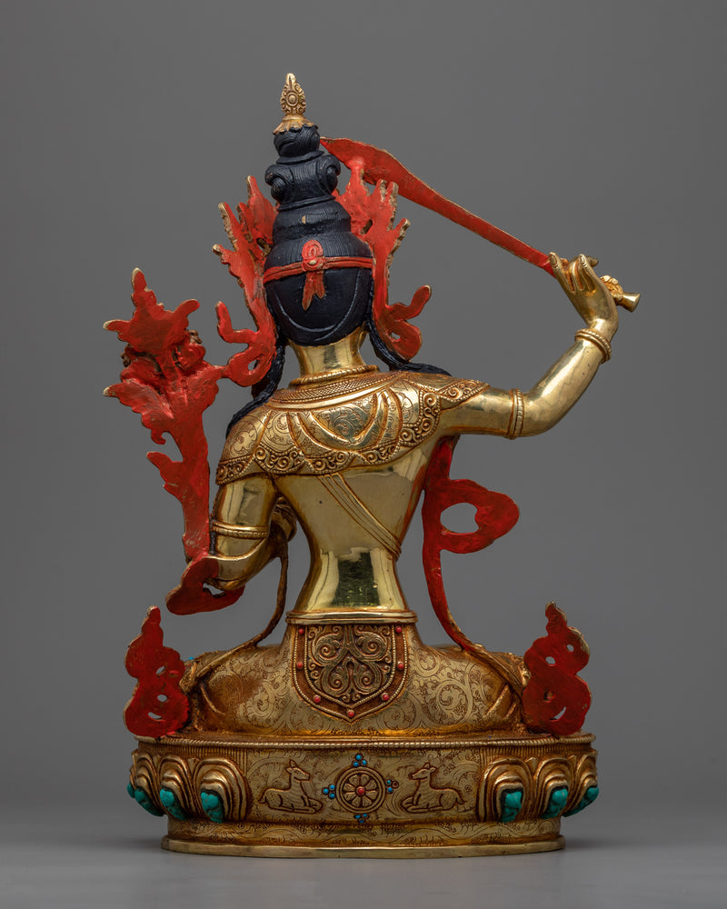 Bodhisattva Manjushri Sculpture | Buddha-To-Be of Wisdom, Manjushri