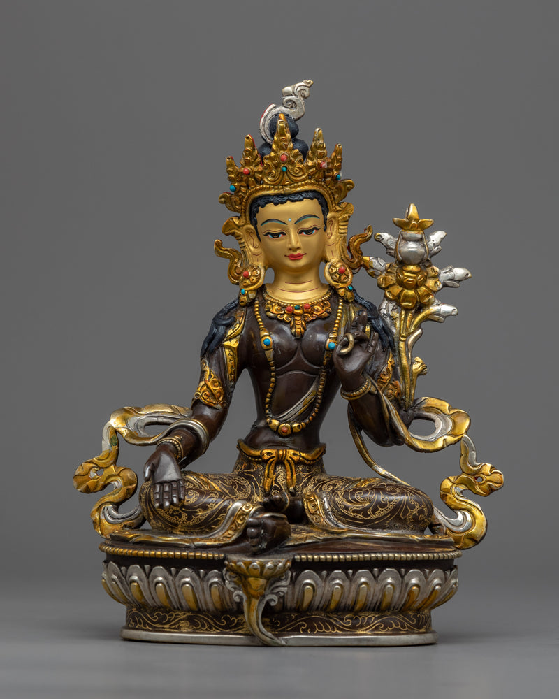 21 Tara Mantra Practice Statue Set | Bodhisattva Tara in Her 21 Manifestations