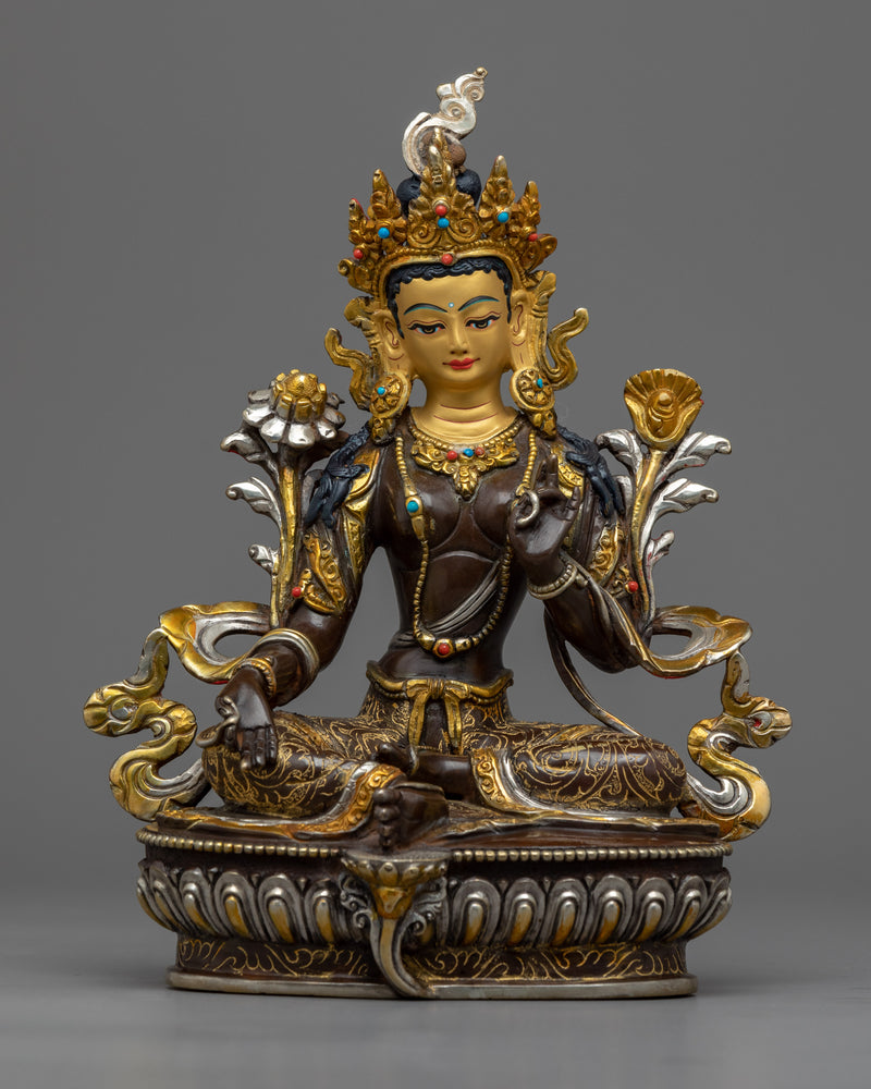 21 Tara Mantra Practice Statue Set | Bodhisattva Tara in Her 21 Manifestations