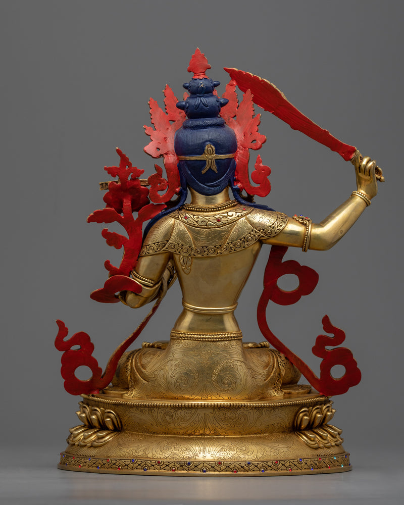 Manjushri Statue to go with Manjushri Incense | Himalayan Buddhist Statues