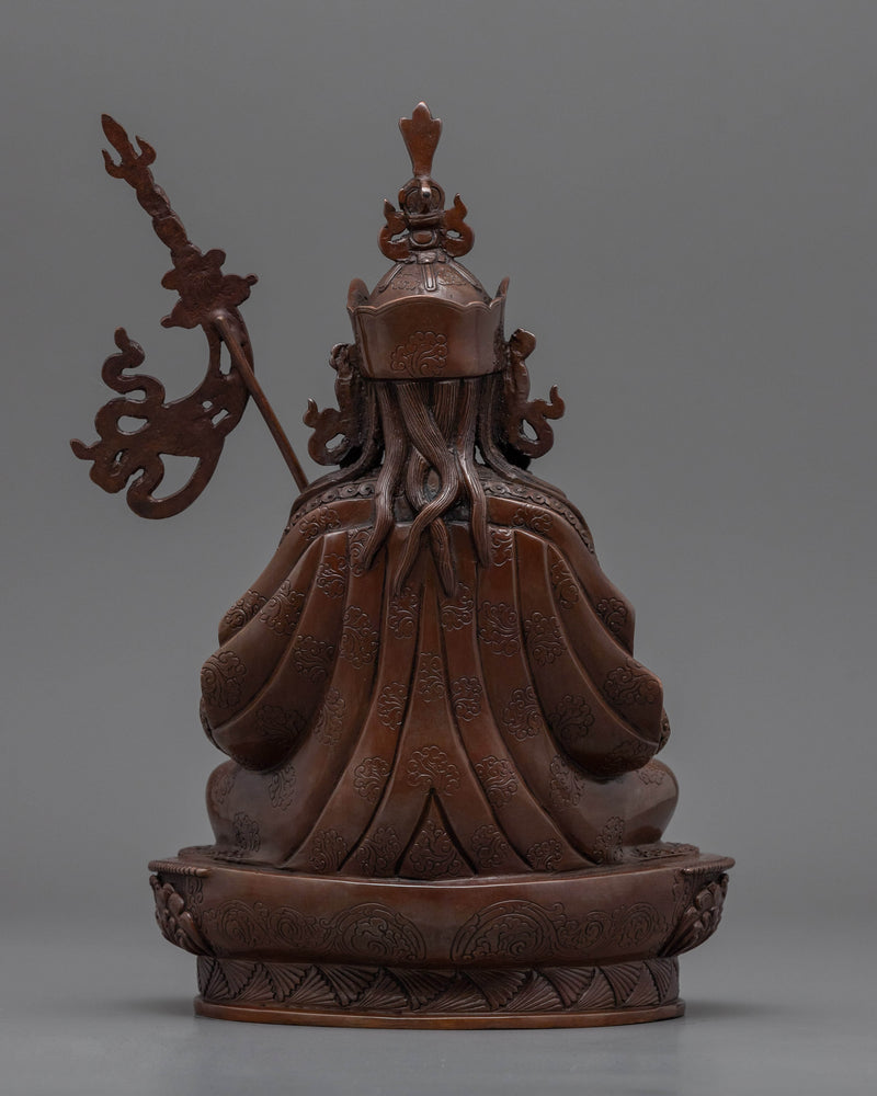 Guru Rinpoche Copper Statue | Lotus Born "Padmasambhāva"