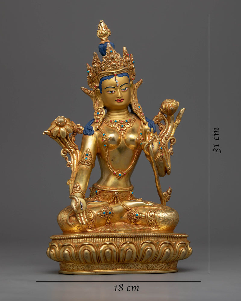 White Tara Goddess Art | Buddhist Religious Statues