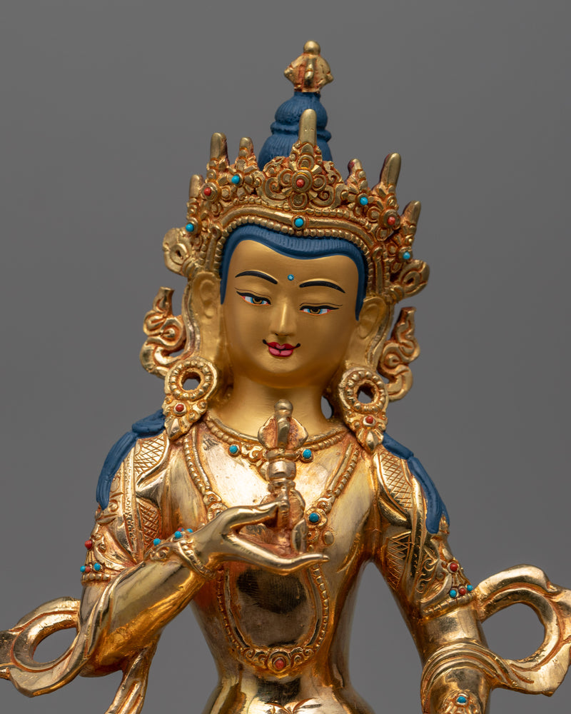 Vajra Satva Gold Gilded Art | Nepalese Beautiful Statues