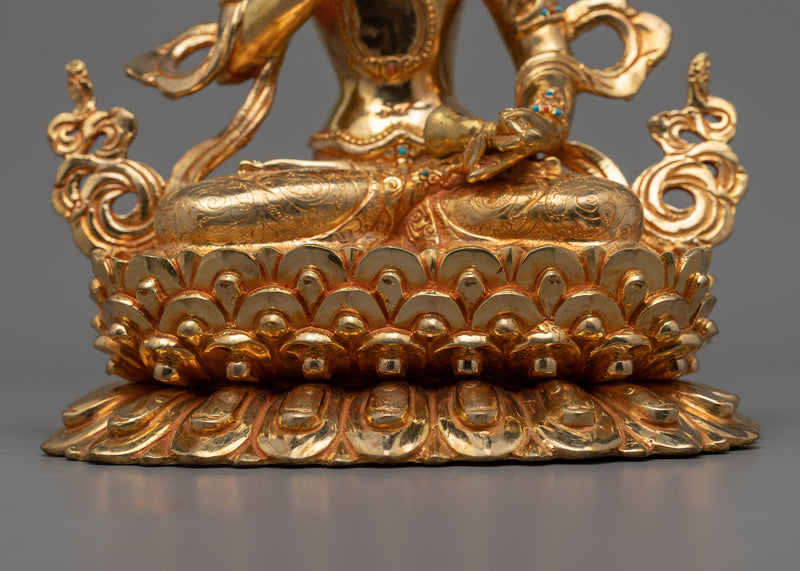 Vajra Satva Gold Gilded Art | Nepalese Beautiful Statues