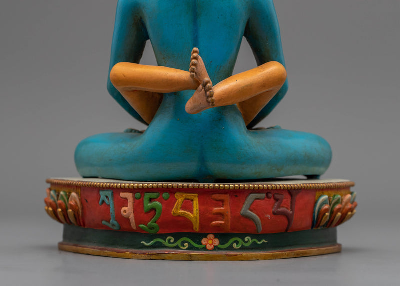 Samantabhadra and Consort Beautifully Acrylic Painted Statue | Buddhist Treasure