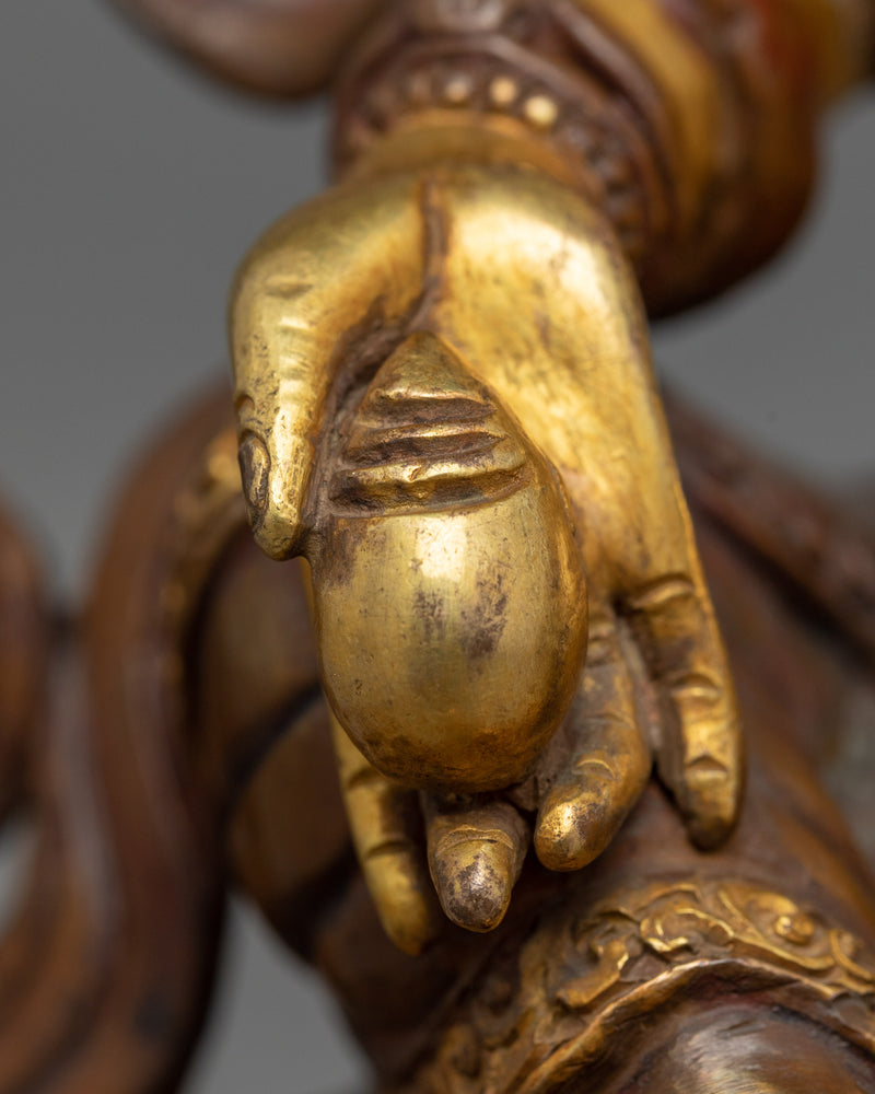 Dzambhala With Consort in Yab-Yum Position | Buddhist Artwork