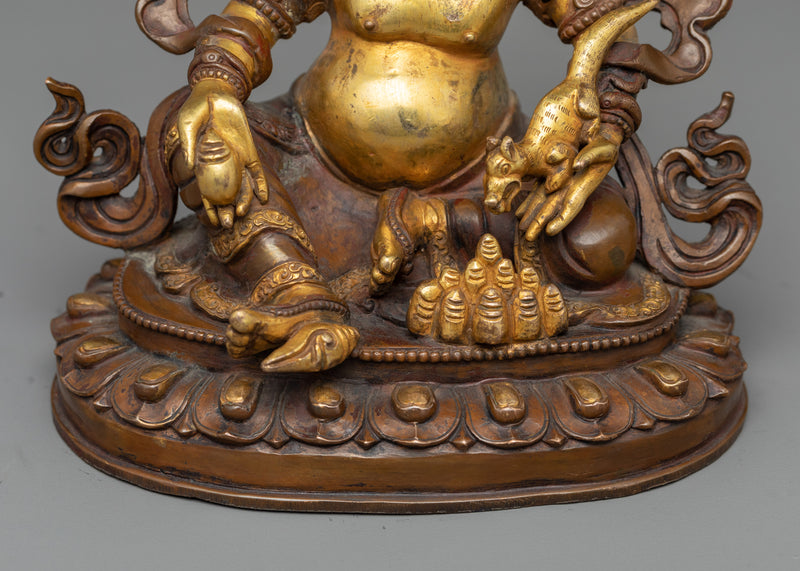 Dzambhala With Consort in Yab-Yum Position | Buddhist Artwork