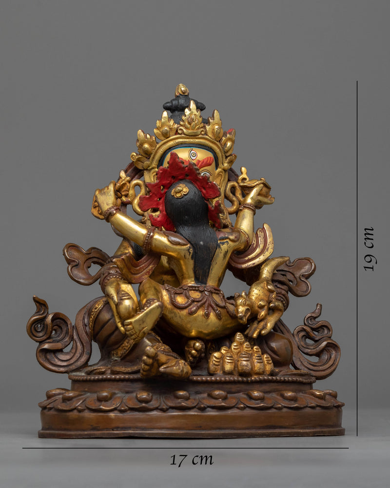 Dzambhala With Consort in Yab-Yum Position | Buddhist Artwork