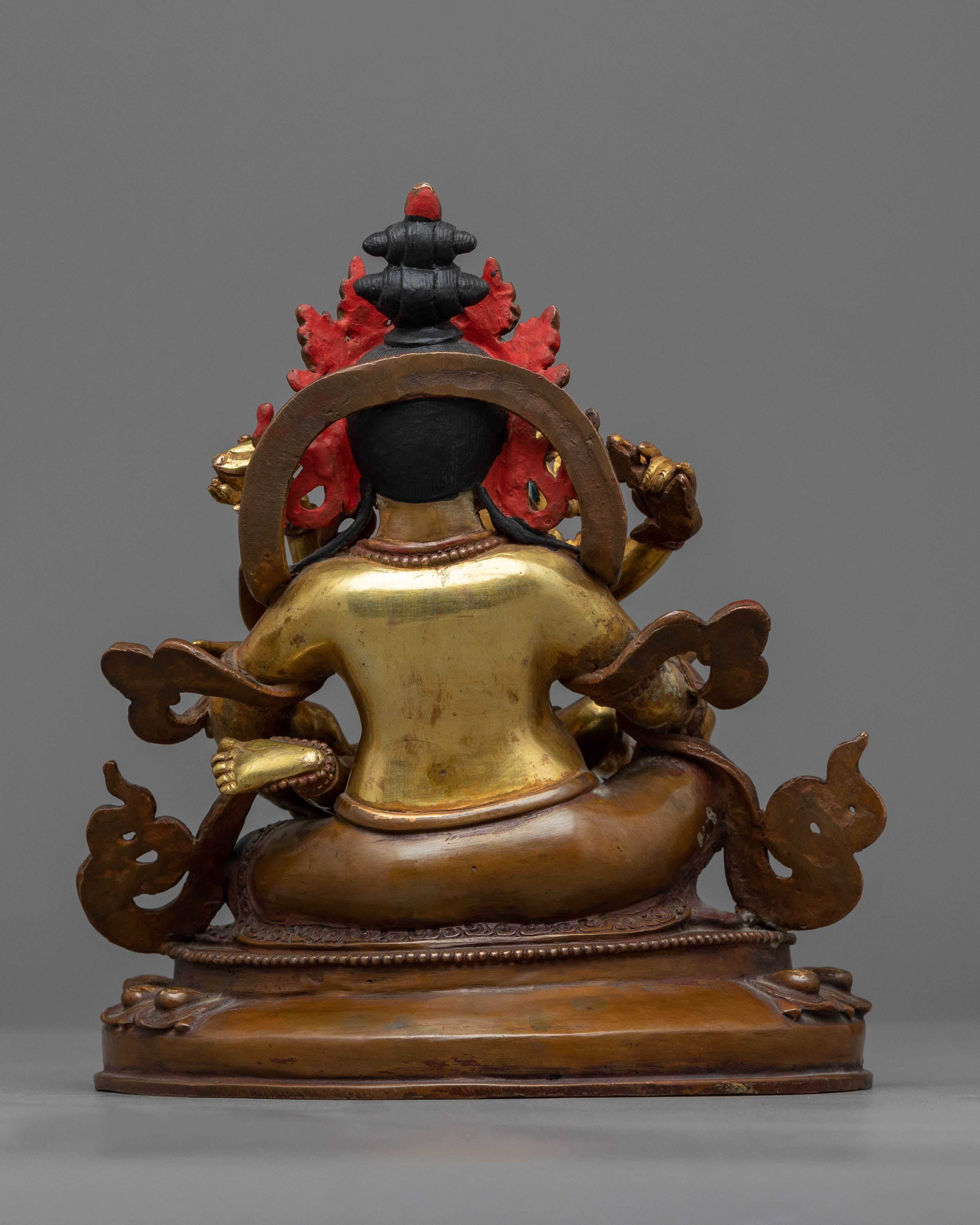 Dzambhala With Consort in Yab-Yum Position | Buddhist Artwork