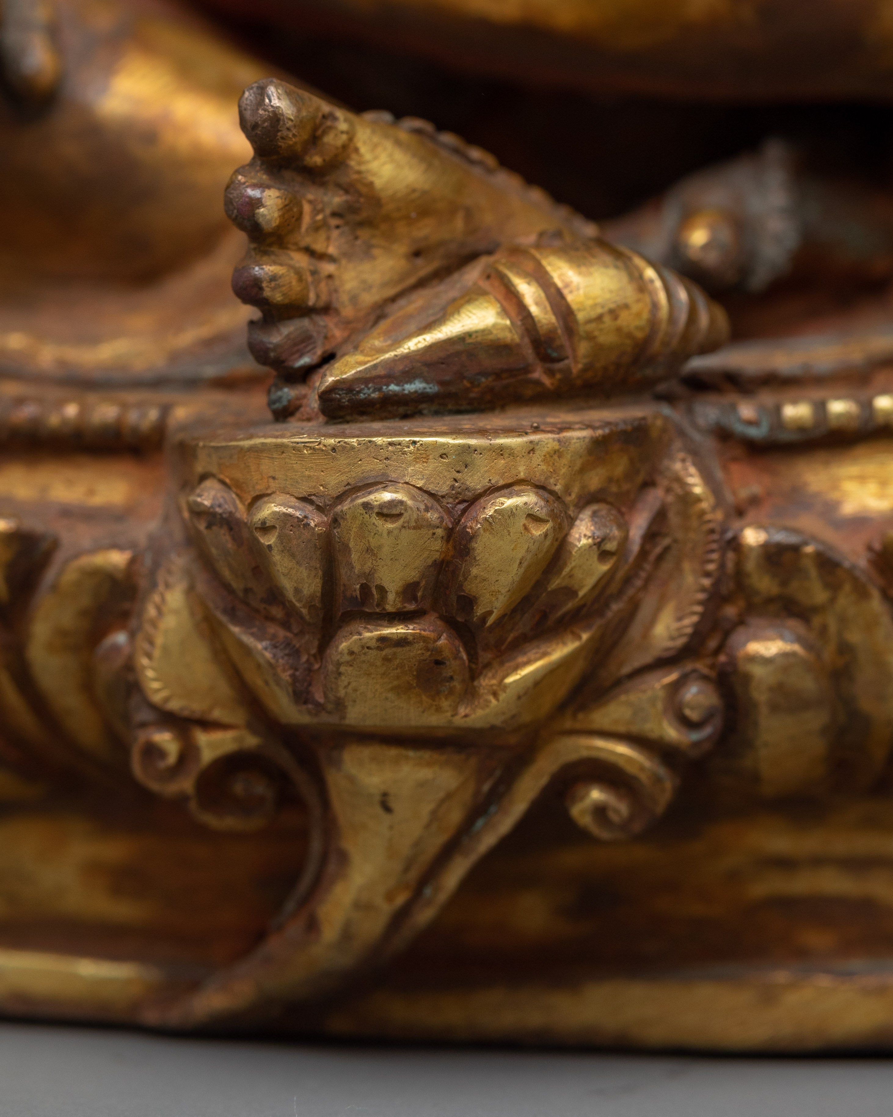 Dzambhala With Consort Practicing Yab Yum Pose Himalayan Nepalese Artwork