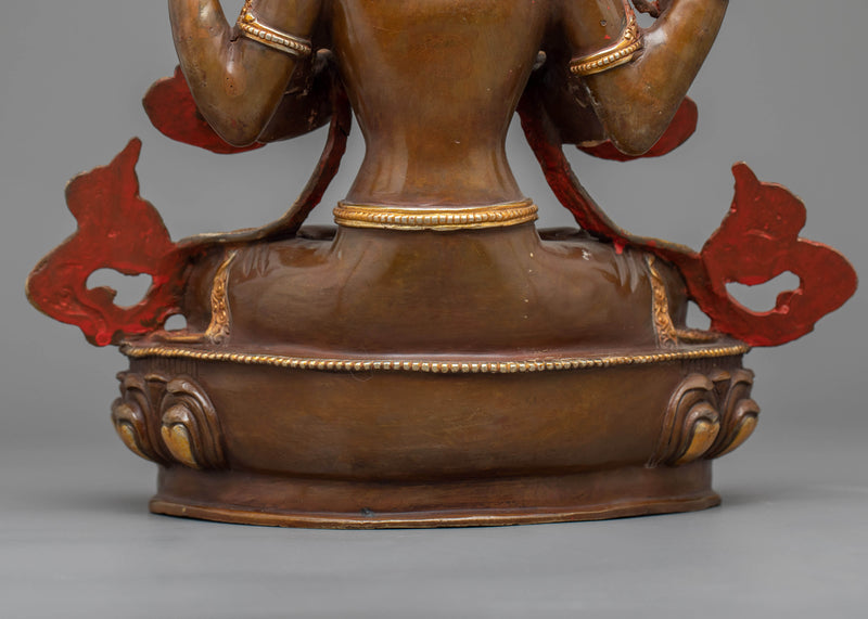 Chenrezig Many Armed Statue | Spiritual Himalayan Craftwork