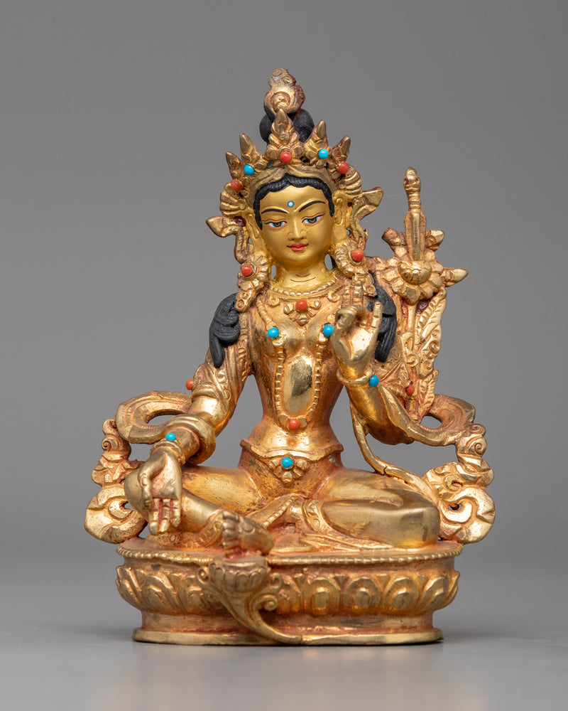21 Tara Goddess Statue Set | Handmade in Nepal, Himalayan Buddhist Art