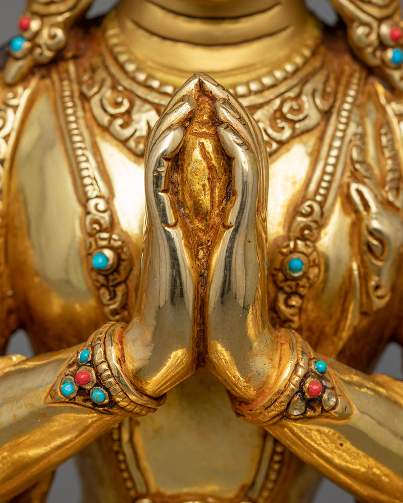 Experience the Divine Presence of Chenrezig, the Enlightened Avalokiteśvara, in Your Spiritual Journey