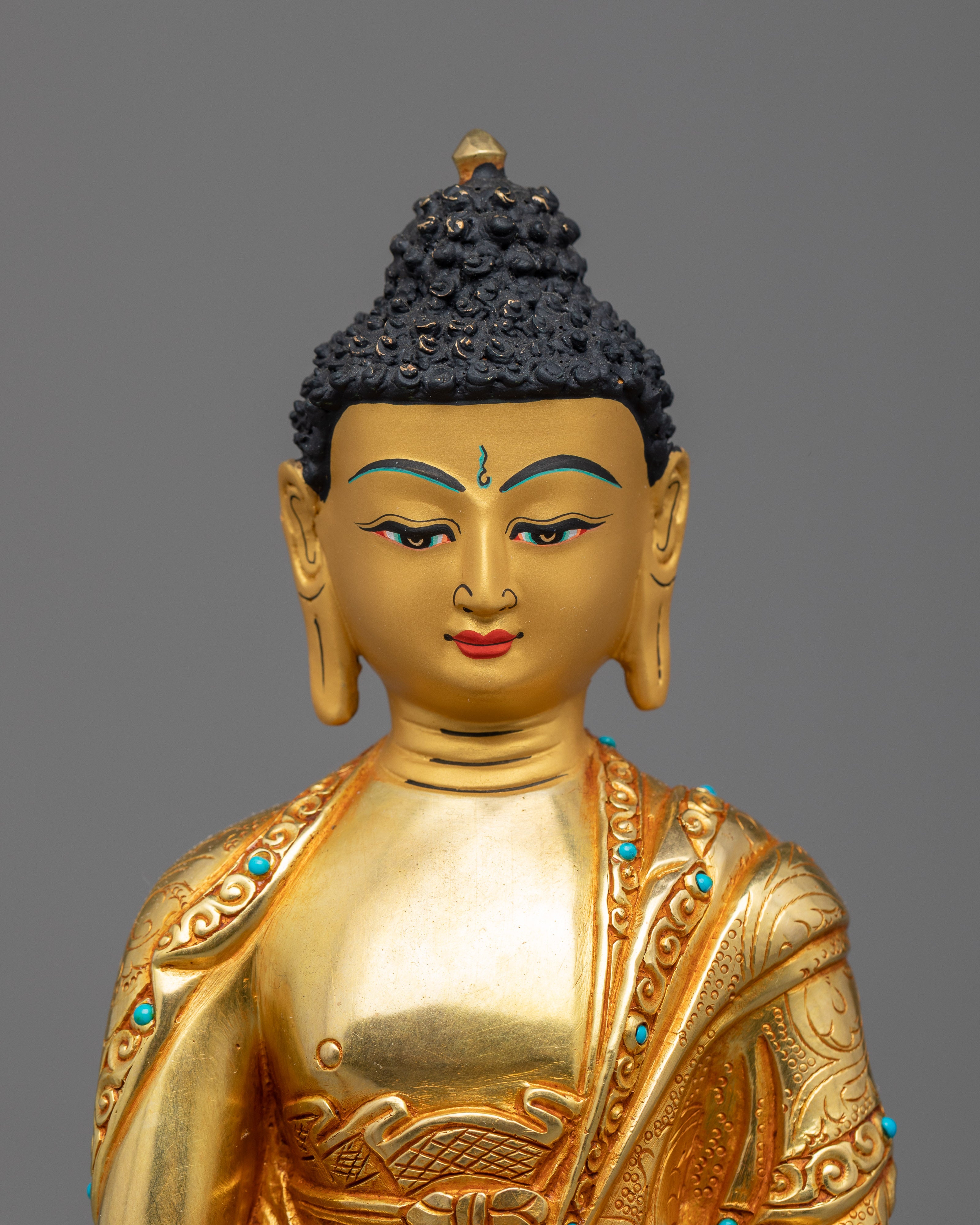 Medicine Buddha Chant Practice Statue | Bhaisajyaguru Traditional Himalayan Artwork