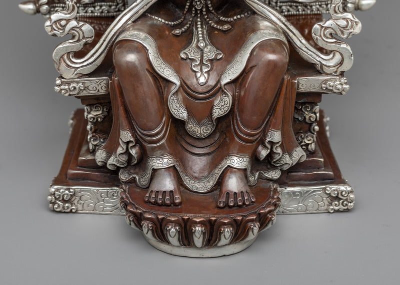 Maitreya Buddha Statue | Buddhist Oxidized Copper Statue
