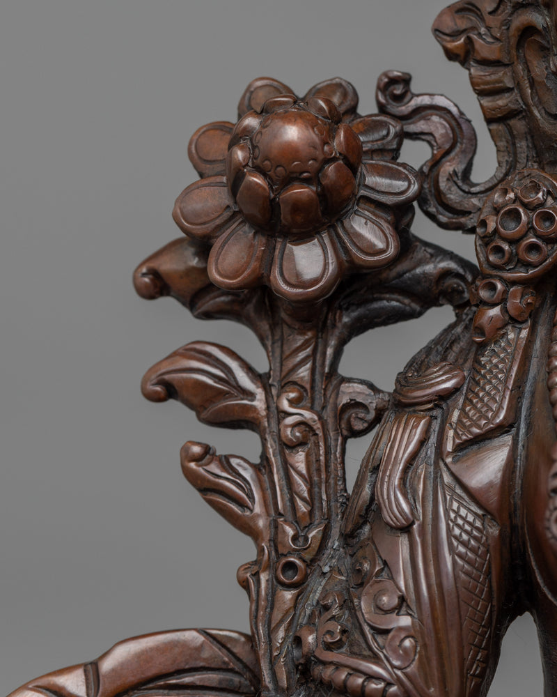Oxidized Green Tara Statue for Protection | Traditional Handcrafted Buddhist Art