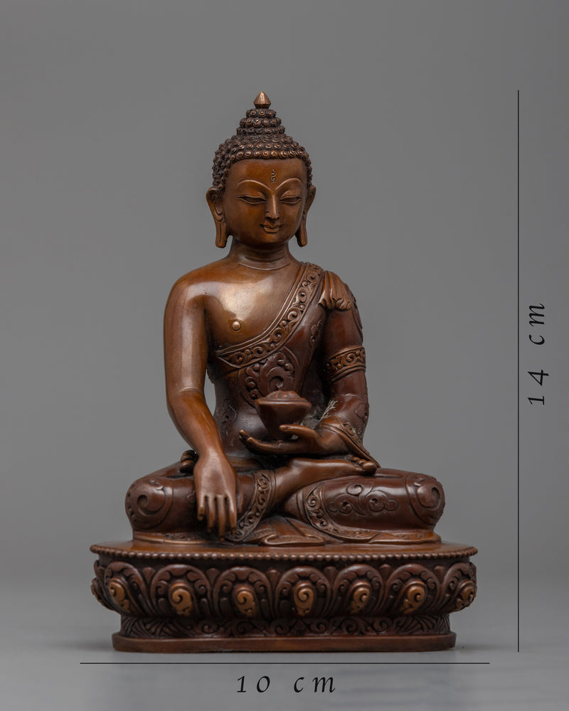 Namo Shakyamuni Buddha Sculpture | Traditional Himalayan Buddhist Artwork