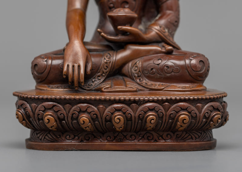 Namo Shakyamuni Buddha Sculpture | Traditional Himalayan Buddhist Artwork