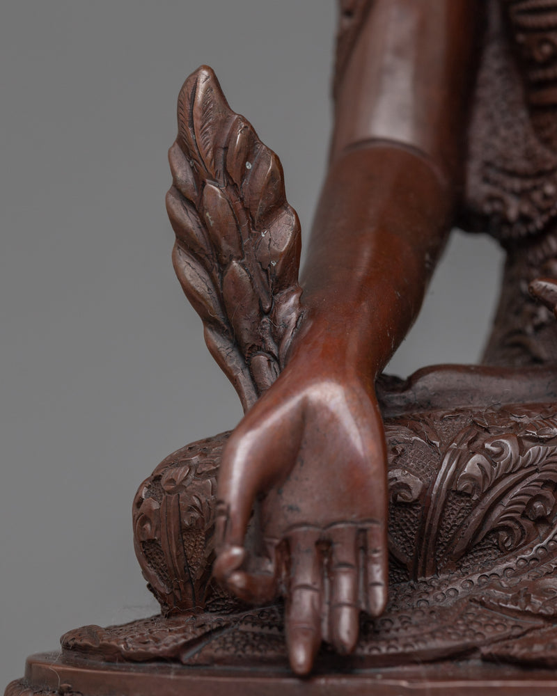 Medicine Buddha, Bhaisajyaguru Statue | Traditional Himalayan Buddhist Art