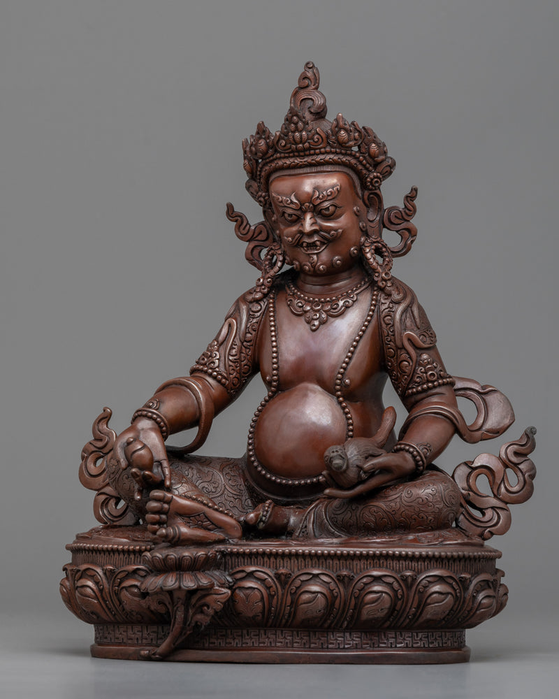 Dzambhala Empowerment Statue | Handmade Himalayan Buddhist Statue
