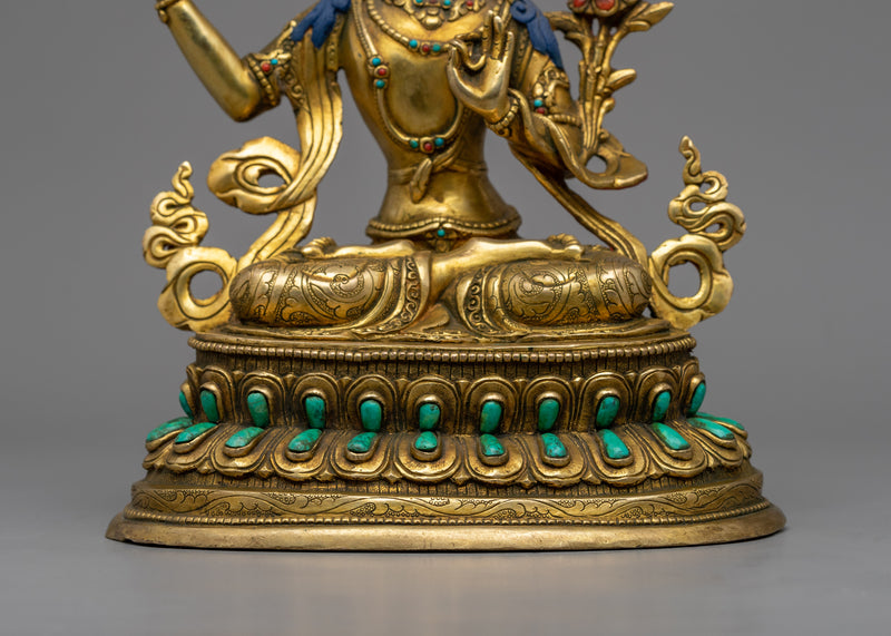 Unlock the Wisdom of the Bodhisattva of Wisdom with This Exquisite Manjushre Statue