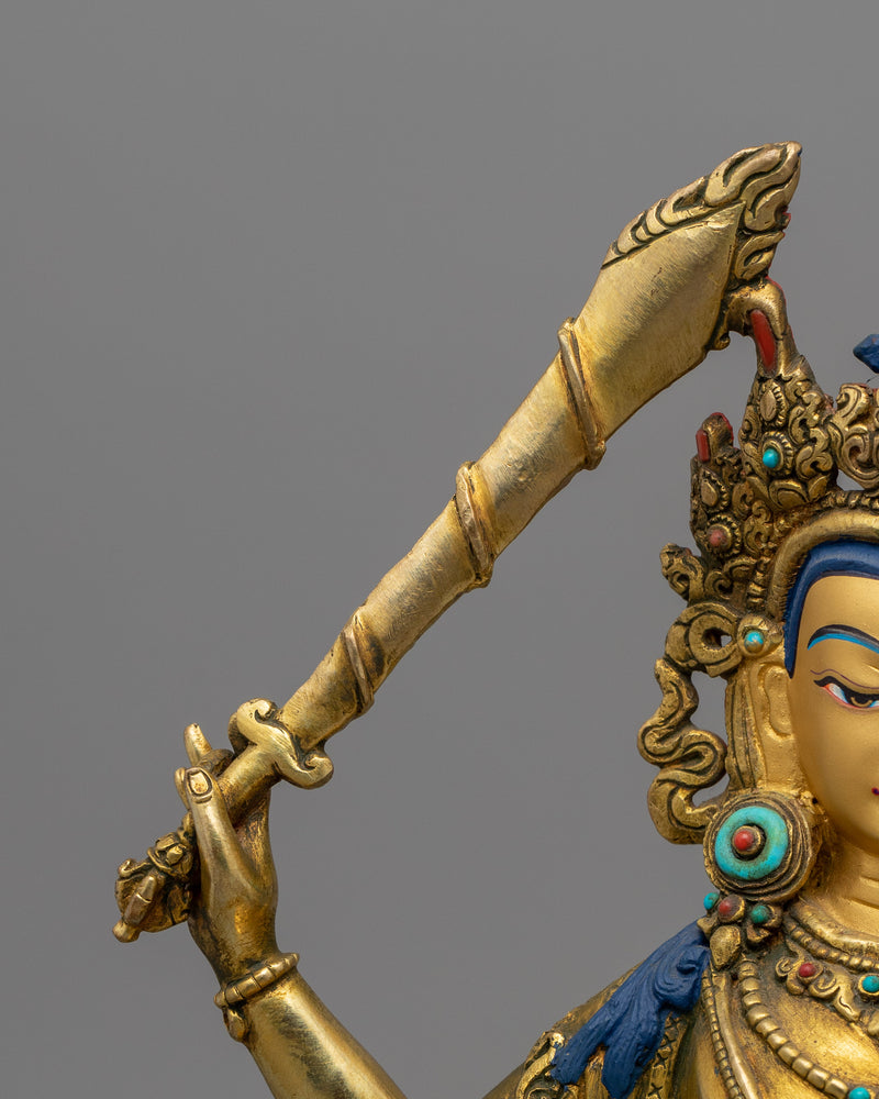 Unlock the Wisdom of the Bodhisattva of Wisdom with This Exquisite Manjushre Statue