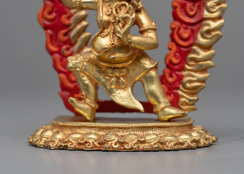 Vajrapani Mantra of Protection | Magnificent Gold Gilded Statue
