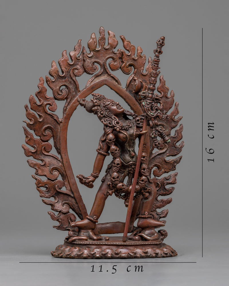 Experience the Vajrayogini Sadhana Benefits | Oxidized Copper Statue