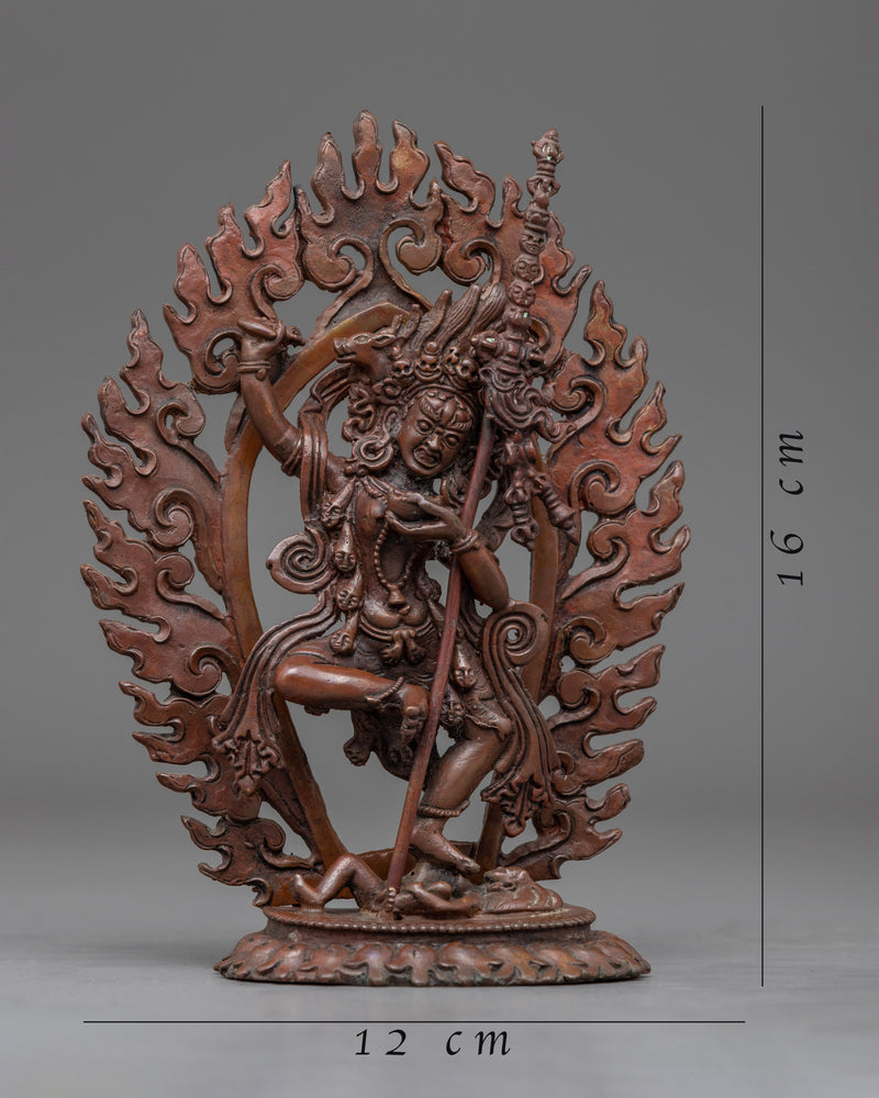 Dorje Phagmo Sculpture | Oxidized Copper Statue