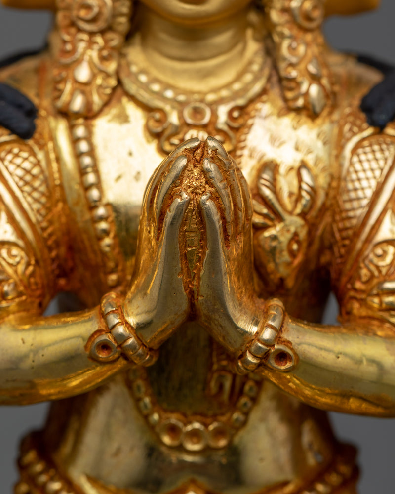 Chenrezig 1000 Arms Statue | Handmade in Nepal, Himalayan Buddhist Art