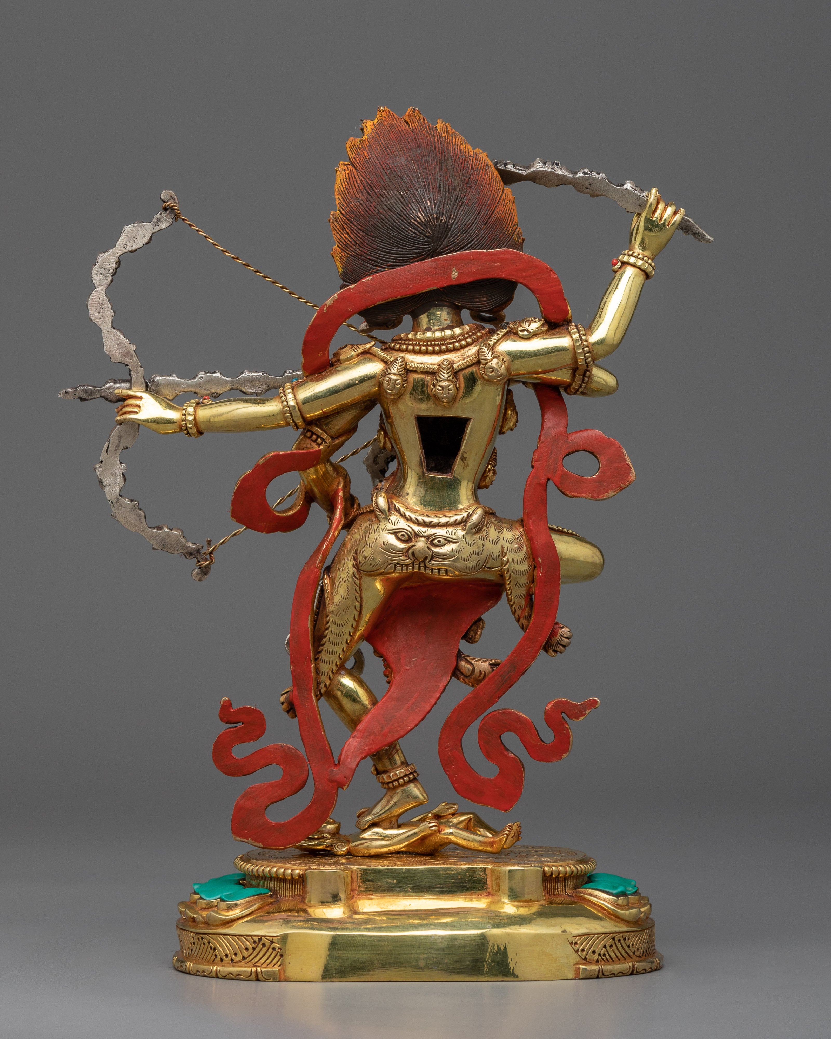 Kurukulla Goddess Sculpture | Buddhist Dakini Statue for Buddhist Altar
