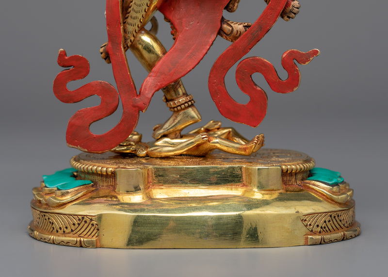 Kurukulla Goddess Sculpture | Buddhist Dakini Statue for Buddhist Altar