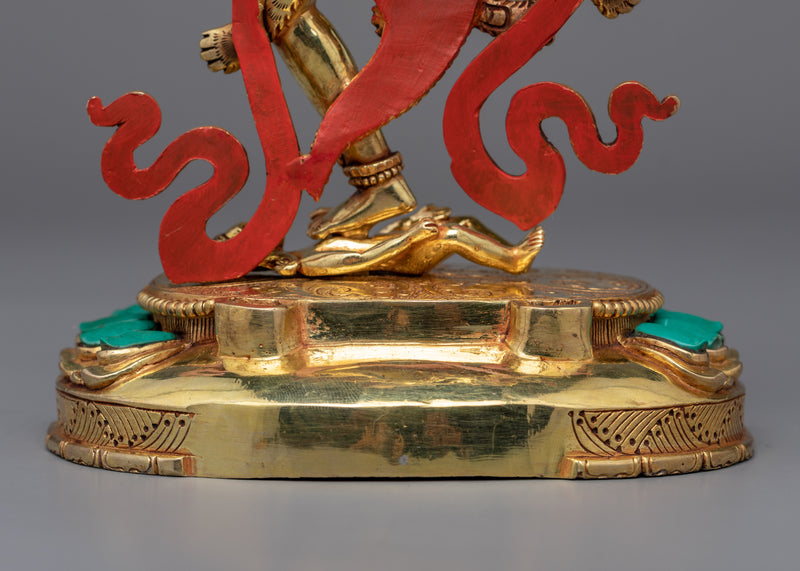 Dakini Simhamukha Statue | Lion-Headed Dakini Artwork, Made in Nepal