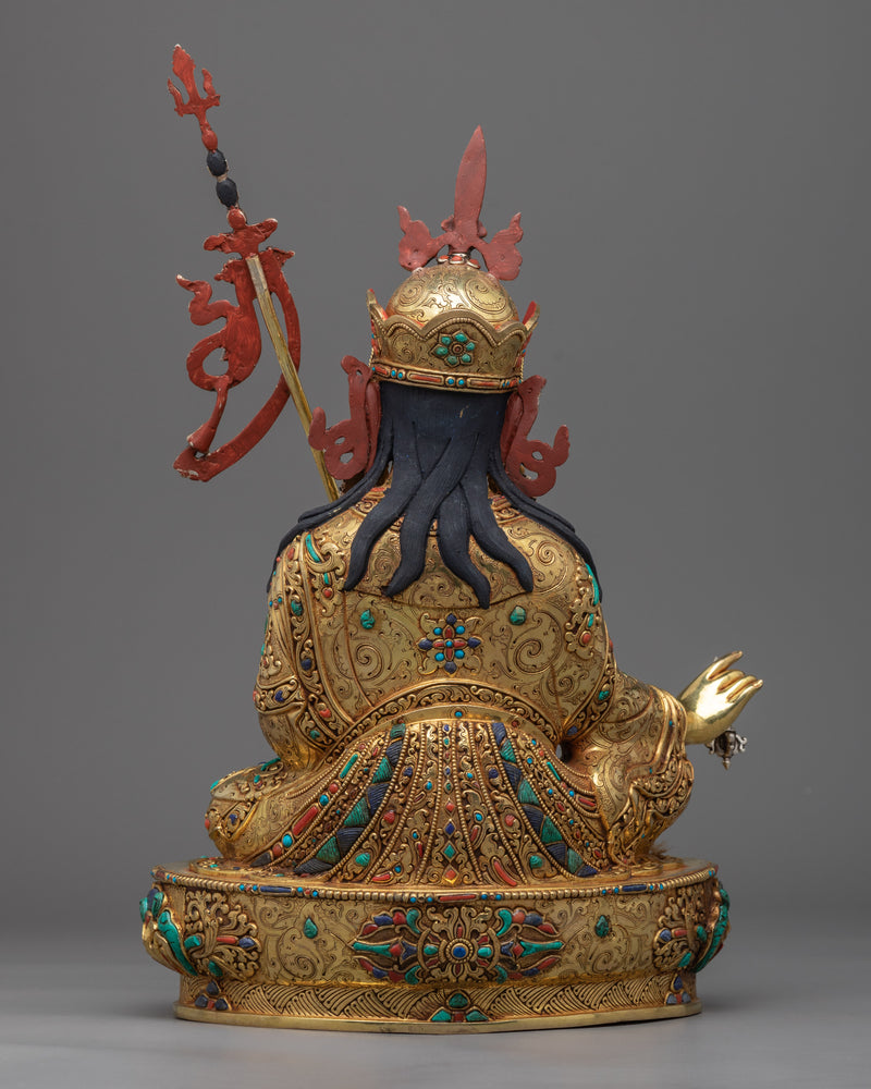 Guru Padmasambhava Statue | Lotus Born, Guru Rinpoche Handmade Artwork