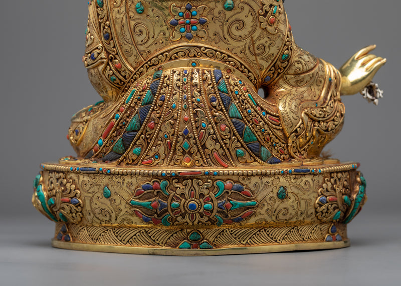 Guru Padmasambhava Statue | Lotus Born, Guru Rinpoche Handmade Artwork