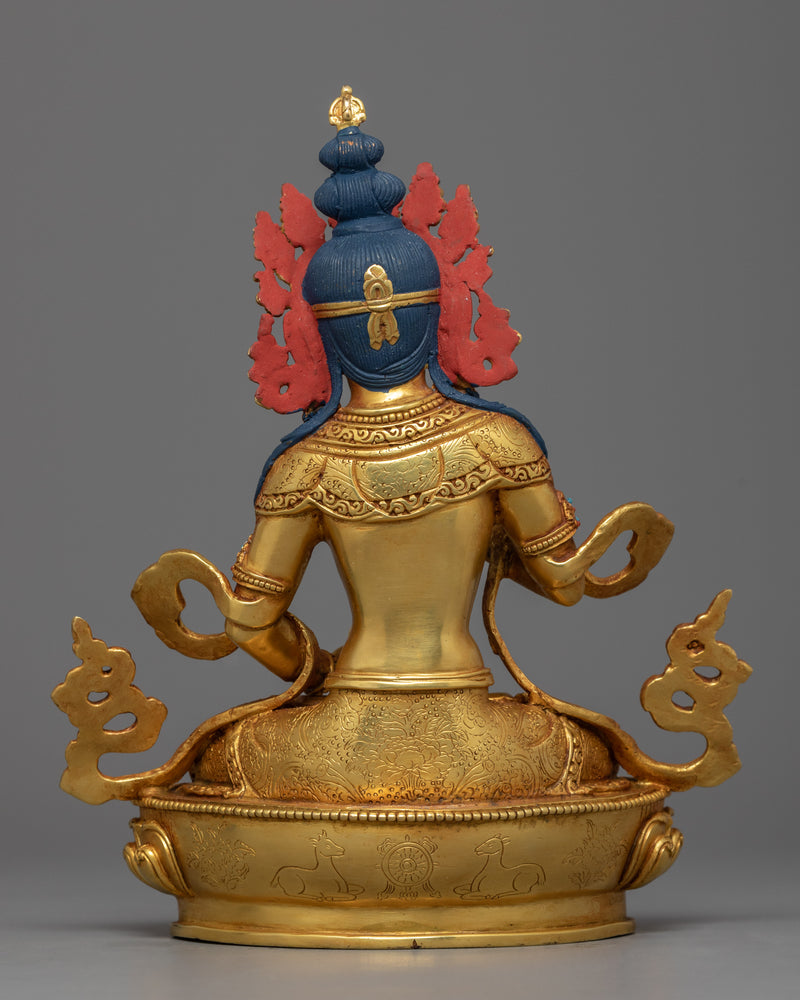 Guru Vajrasattva, the Ideal Guru Sculpture | Traditional Himalayan Buddhist Artwork