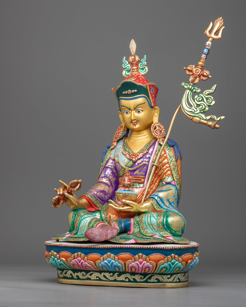 Majestic Statue for Mantra of Guru Rinpoche | Spiritual Awakening and Zen