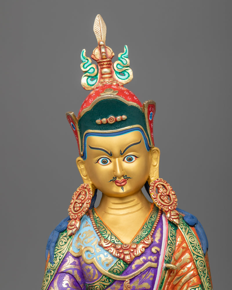 Majestic Statue for Mantra of Guru Rinpoche | Spiritual Awakening and Zen
