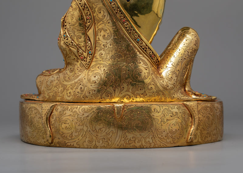 Inspiring Tibetan Yogi Milarepa Statue | Enhance Your Spiritual Journey