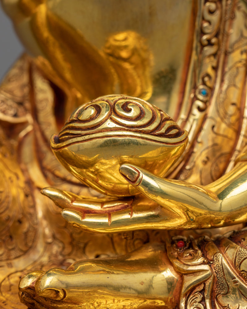 Inspiring Tibetan Yogi Milarepa Statue | Enhance Your Spiritual Journey