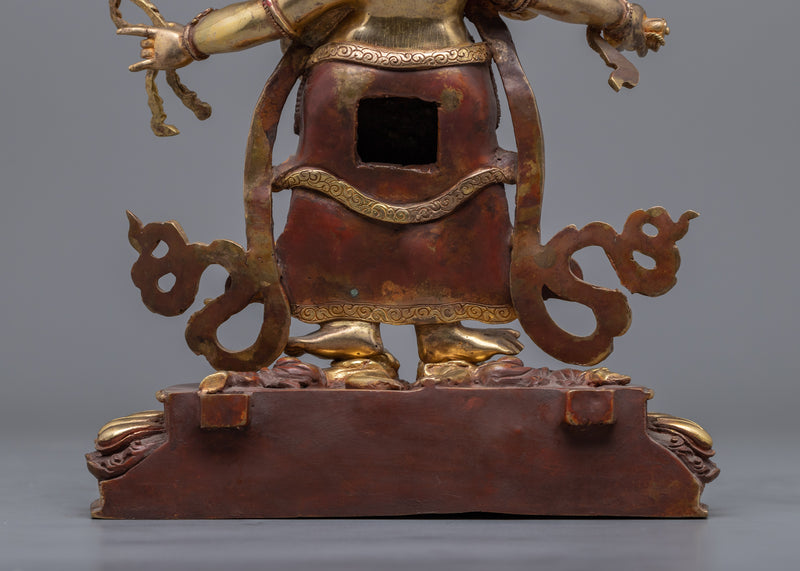 White Mahakala Statue | The protector of Wealth Statue