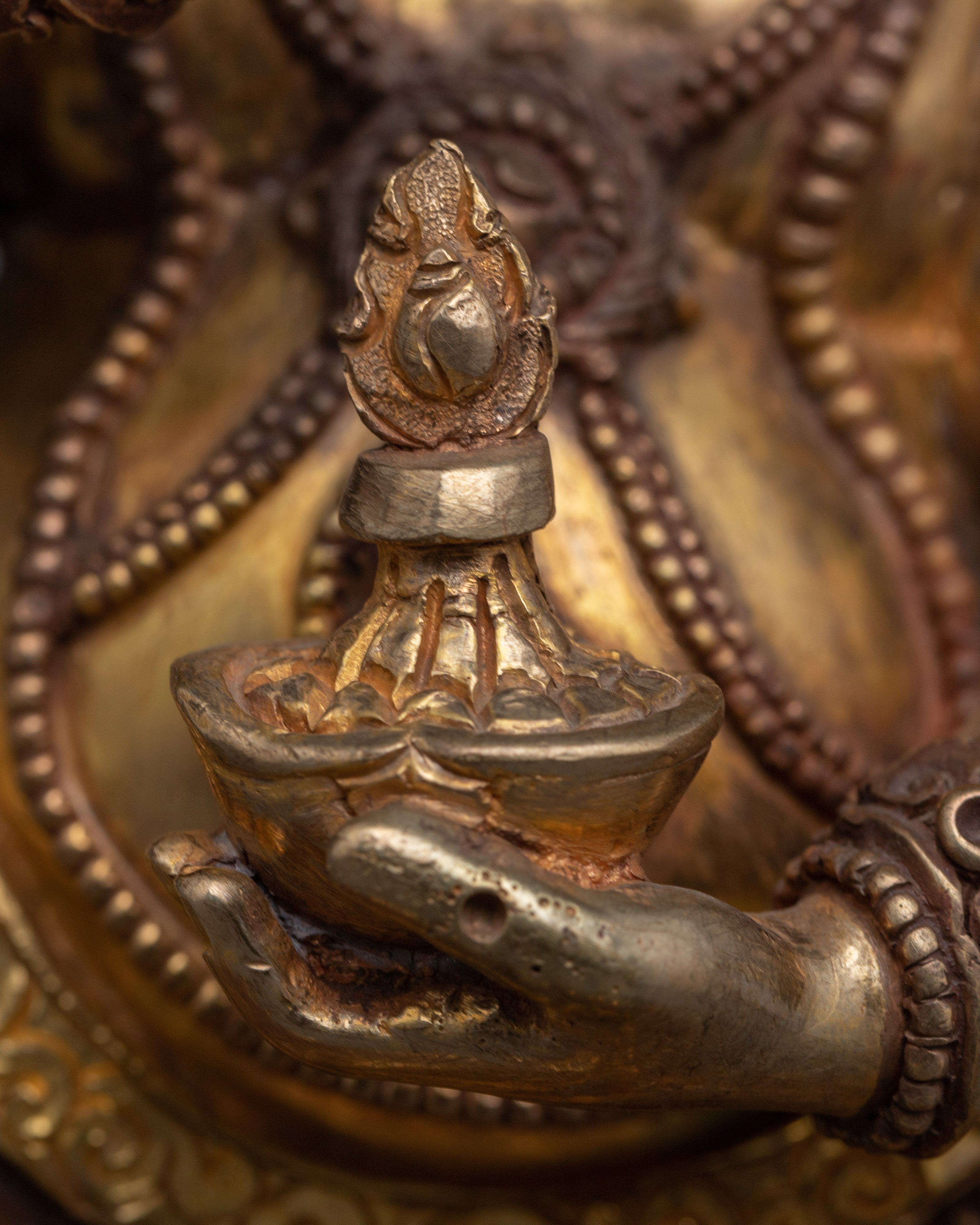 White Mahakala Statue | The protector of Wealth Statue